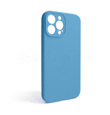 Чохол Full Silicone Case для Apple iPhone 13 Pro Max cornflower (53) закрита камера (без логотипу)