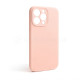 Чохол Full Silicone Case для Apple iPhone 13 grapefruit (61) закрита камера (без логотипу) TPS-2710000236009