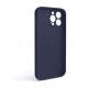 Чохол Full Silicone Case для Apple iPhone 13 Pro Max dark blue (08) закрита камера (без логотипу) TPS-2710000236320