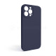 Чохол Full Silicone Case для Apple iPhone 13 Pro Max dark blue (08) закрита камера (без логотипу) TPS-2710000236320