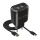 Мережевий зарядний пристрій (адаптер) 2в1 WALKER WH-27 2USB / 2.1A + Type-C black TPS-2710000236504