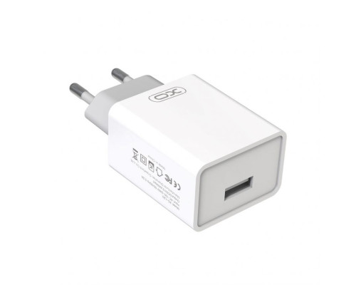 Мережевий зарядний пристрій (адаптер) XO L93 1USB / 2.4A white