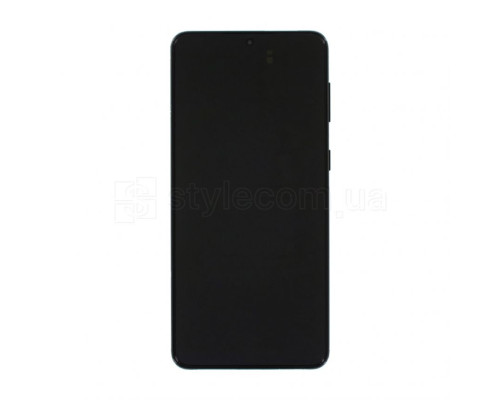 Дисплей (LCD) для Samsung Galaxy S21 Plus/G996 (2021) з тачскріном та рамкою black Service Original (PN:GH82-24744A) TPS-2710000237204