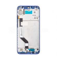 Дисплей (LCD) для Xiaomi Redmi Note 7, Redmi Note 7 Pro з тачскріном та рамкою blue Service Original (PN:5610100140C7) TPS-2710000237310