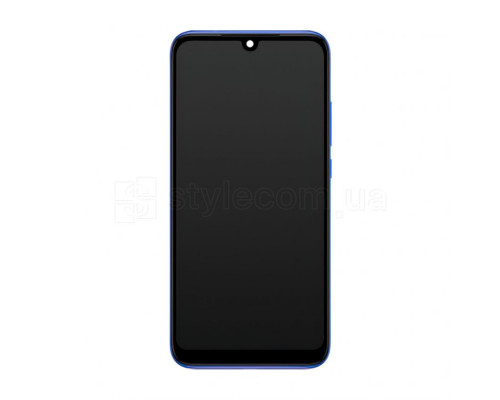 Дисплей (LCD) для Xiaomi Redmi Note 7, Redmi Note 7 Pro з тачскріном та рамкою blue Service Original (PN:5610100140C7)