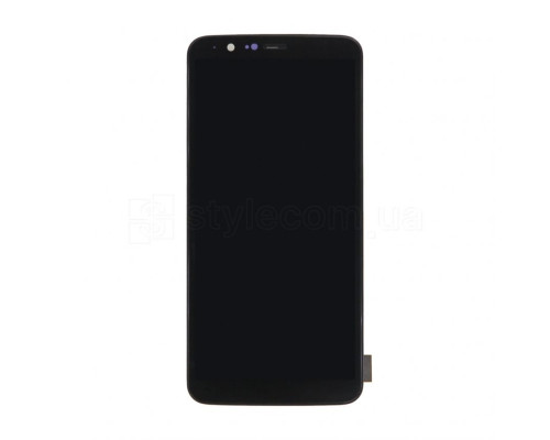 Дисплей (LCD) для OnePlus 5T з тачскріном та рамкою black Hiqh Quality TPS-2710000237372