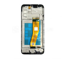 Дисплей (LCD) для Samsung Galaxy A03s/A037 (2021) 160x72мм з тачскріном та рамкою black Service Original (PN:GH81-21232A) TPS-2710000237518 2710000237518