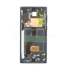 Дисплей (LCD) для Samsung Galaxy Note 10/N970 (2019) з тачскріном та рамкою black Service Original (PN:GH82-20818A) TPS-2710000238331