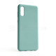 Чохол Full Silicone Case для Samsung Galaxy A02/A022 (2021) turquoise (17) (без логотипу) TPS-2710000238478
