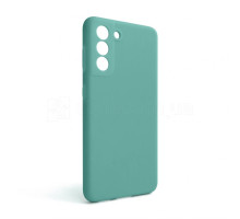 Чохол Full Silicone Case для Samsung Galaxy S21 FE/G990 (2022) turquoise (17) (без логотипу)