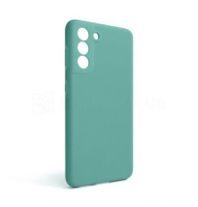 Чохол Full Silicone Case для Samsung Galaxy S21 FE/G990 (2022) turquoise (17) (без логотипу)