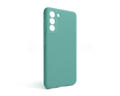 Чохол Full Silicone Case для Samsung Galaxy S21 FE/G990 (2022) turquoise (17) (без логотипу)