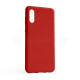 Чохол Full Silicone Case для Samsung Galaxy A02/A022 (2021) red (14) (без логотипу) TPS-2710000238461