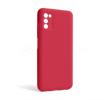 Чохол Full Silicone Case для Samsung Galaxy A03s/A037 (2021) rose red (42) (без логотипу) TPS-2710000238812