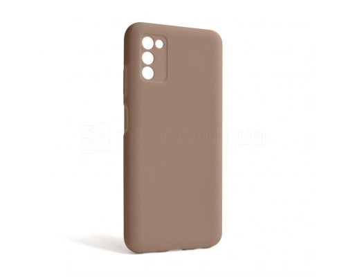 Чохол Full Silicone Case для Samsung Galaxy A03s/A037 (2021) nude (19) (без логотипу) TPS-2710000238829