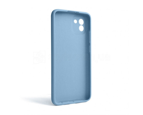 Чохол Full Silicone Case для Samsung Galaxy A03/A035 (2021) light blue (05) (без логотипу)