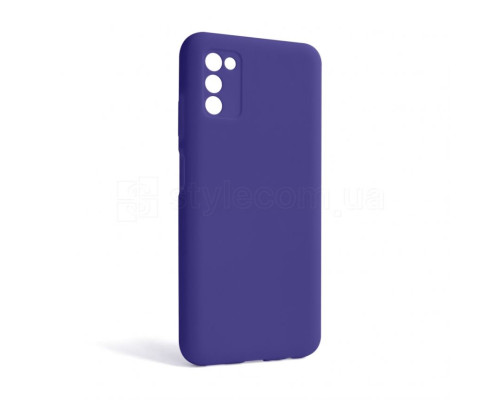 Чохол Full Silicone Case для Samsung Galaxy A03s/A037 (2021) violet (36) (без логотипу) TPS-2710000238843