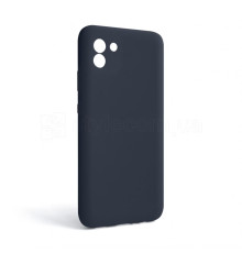 Чохол Full Silicone Case для Samsung Galaxy A03/A035 (2021) dark blue (08) (без логотипу)