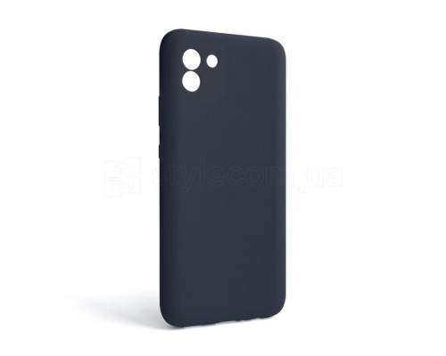 Чохол Full Silicone Case для Samsung Galaxy A03/A035 (2021) dark blue (08) (без логотипу)
