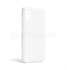 Чохол Full Silicone Case для Samsung Galaxy A03s/A037 (2021) white (09) (без логотипу) TPS-2710000238850 2710000238850