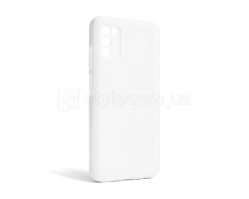 Чохол Full Silicone Case для Samsung Galaxy A03s/A037 (2021) white (09) (без логотипу) TPS-2710000238850