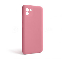 Чохол Full Silicone Case для Samsung Galaxy A03/A035 (2021) light pink (12) (без логотипу)