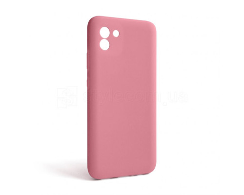 Чохол Full Silicone Case для Samsung Galaxy A03/A035 (2021) light pink (12) (без логотипу)