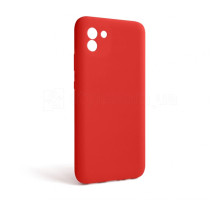 Чохол Full Silicone Case для Samsung Galaxy A03/A035 (2021) red (14) (без логотипу) TPS-2710000238553