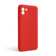 Чохол Full Silicone Case для Samsung Galaxy A03/A035 (2021) red (14) (без логотипу) TPS-2710000238553