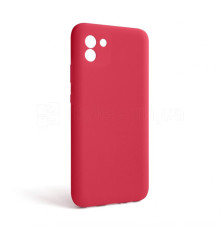 Чохол Full Silicone Case для Samsung Galaxy A03/A035 (2021) rose red (42) (без логотипу) TPS-2710000238560 2710000238560