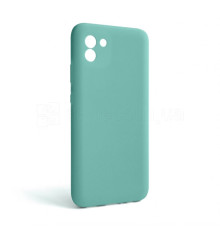 Чохол Full Silicone Case для Samsung Galaxy A03/A035 (2021) turquoise (17) (без логотипу) TPS-2710000238584 2710000238584