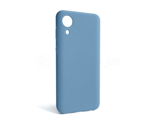 Чохол Full Silicone Case для Samsung Galaxy A03 Core/A032 (2021) light blue (05) (без логотипу)