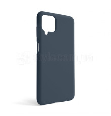 Чохол Full Silicone Case для Samsung Galaxy A12/A125 (2020), А12/А127 (2021) dark blue (08) (без логотипу)