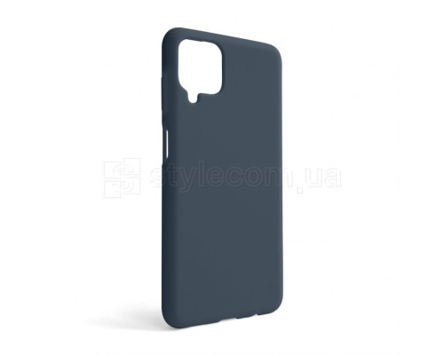 Чохол Full Silicone Case для Samsung Galaxy A12/A125 (2020), А12/А127 (2021) dark blue (08) (без логотипу) TPS-2710000239017