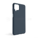 Чохол Full Silicone Case для Samsung Galaxy A12/A125 (2020), А12/А127 (2021) dark blue (08) (без логотипу) TPS-2710000239017