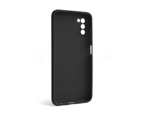 Чохол Full Silicone Case для Samsung Galaxy A03s/A037 (2021) black (18) (без логотипу)