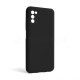 Чохол Full Silicone Case для Samsung Galaxy A03s/A037 (2021) black (18) (без логотипу)