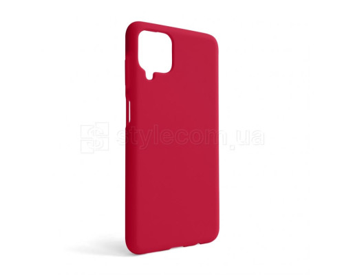 Чохол Full Silicone Case для Samsung Galaxy A12/A125 (2020), А12/А127 (2021) rose red (42) (без логотипу) TPS-2710000239048