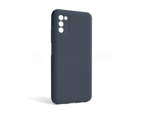 Чохол Full Silicone Case для Samsung Galaxy A03s/A037 (2021) dark blue (08) (без логотипу) TPS-2710000238782