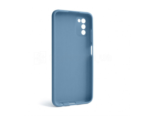 Чохол Full Silicone Case для Samsung Galaxy A03s/A037 (2021) light blue (05) (без логотипу)