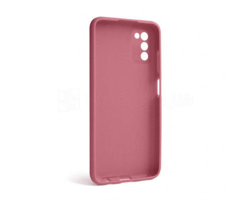 Чохол Full Silicone Case для Samsung Galaxy A03s/A037 (2021) light pink (12) (без логотипу)