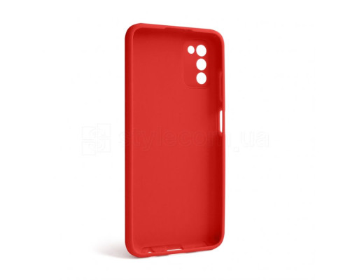 Чохол Full Silicone Case для Samsung Galaxy A03s/A037 (2021) red (14) (без логотипу) TPS-2710000238805