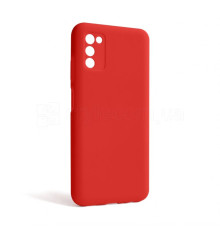 Чохол Full Silicone Case для Samsung Galaxy A03s/A037 (2021) red (14) (без логотипу) TPS-2710000238805 2710000238805
