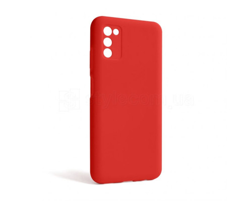 Чохол Full Silicone Case для Samsung Galaxy A03s/A037 (2021) red (14) (без логотипу) TPS-2710000238805