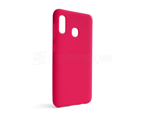 Чохол Full Silicone Case для Samsung Galaxy A30/A305 (2019) fluorescent rose (37) (без логотипу) TPS-2710000239505