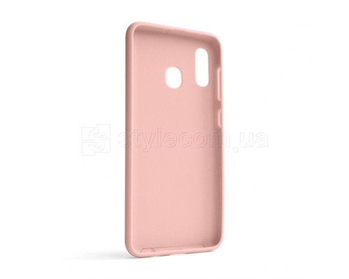 Чохол Full Silicone Case для Samsung Galaxy A30/A305 (2019) light pink (12) (без логотипу) TPS-2710000239536
