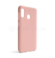 Чохол Full Silicone Case для Samsung Galaxy A30/A305 (2019) light pink (12) (без логотипу) TPS-2710000239536