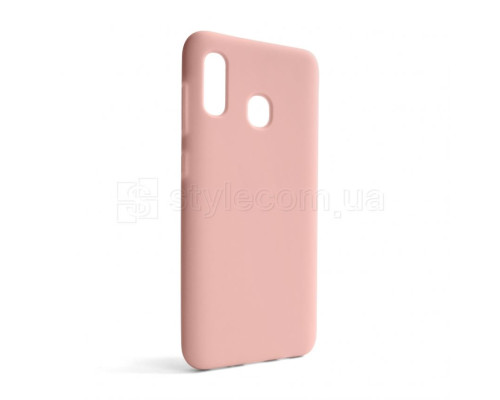 Чохол Full Silicone Case для Samsung Galaxy A30/A305 (2019) light pink (12) (без логотипу) TPS-2710000239536