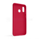 Чохол Full Silicone Case для Samsung Galaxy A30/A305 (2019) rose red (42) (без логотипу) TPS-2710000239550