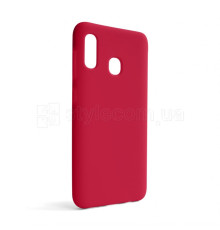 Чохол Full Silicone Case для Samsung Galaxy A30/A305 (2019) rose red (42) (без логотипу) TPS-2710000239550